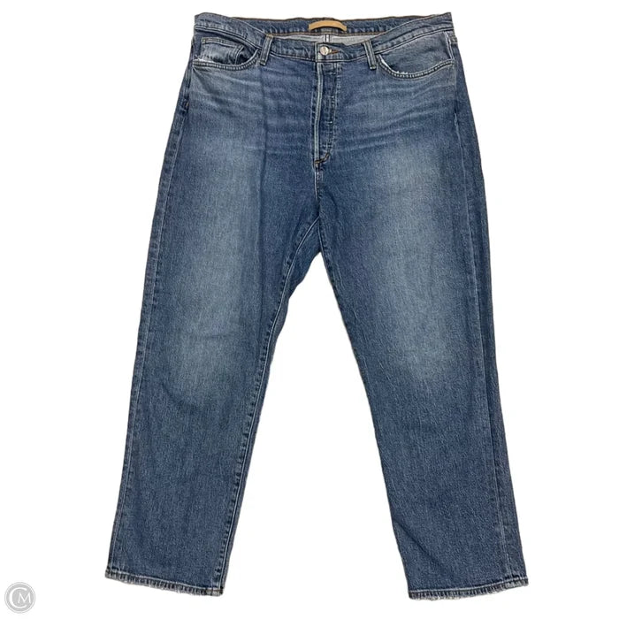 Jeans Straight By Joes Jeans In Blue Denim, Size: 18