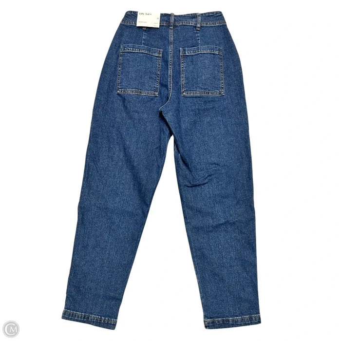 Jeans Straight By On 34th In Blue Denim, Size: 4