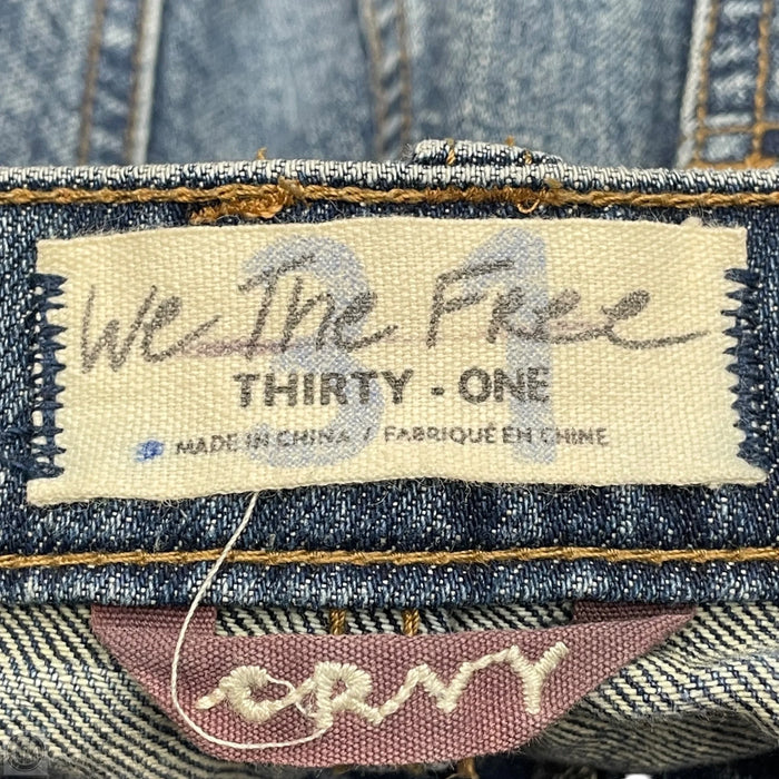 Jeans Straight By We The Free In Blue Denim, Size: 12