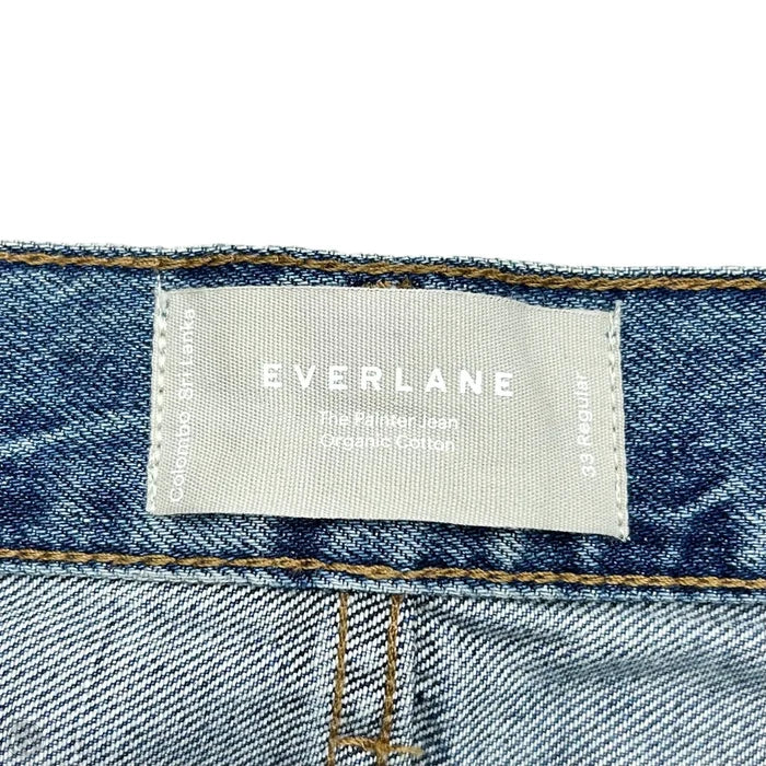 Jeans Wide Leg By Everlane In Blue Denim, Size: 16