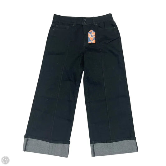Jeans Wide Leg By Indigo Poppy In Black Denim, Size: 16