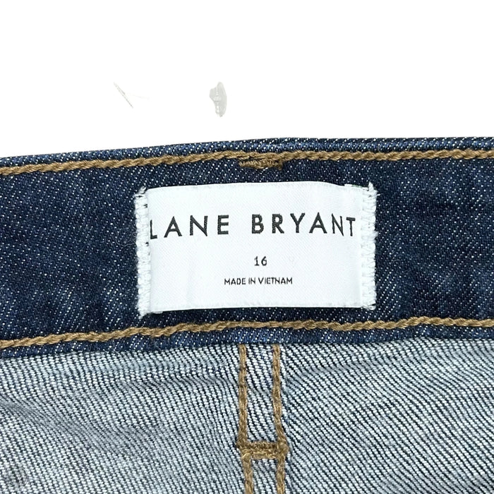 Jeans Wide Leg By Lane Bryant In Blue Denim, Size: 16