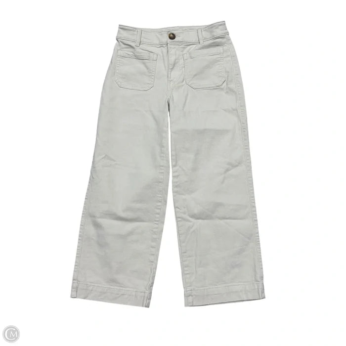 Jeans Wide Leg By Loft In Tan Denim, Size: 0