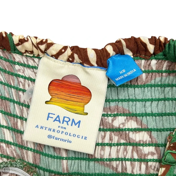 Jumpsuit By Farm Rio In Brown & Green, Size: Xs