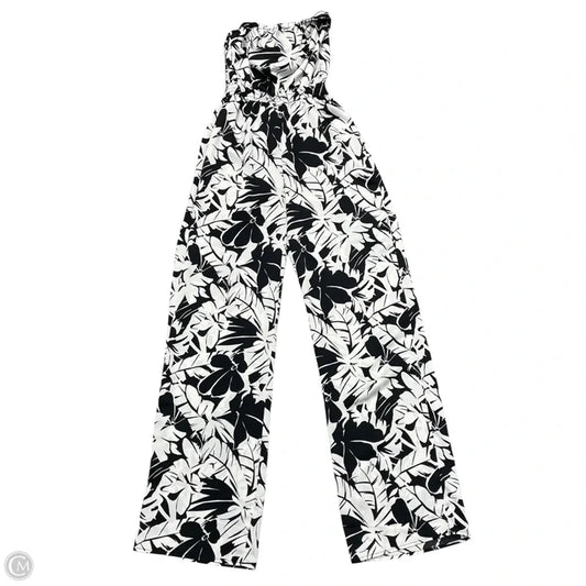 Jumpsuit By Michael By Michael Kors In Black & White, Size: Xxs