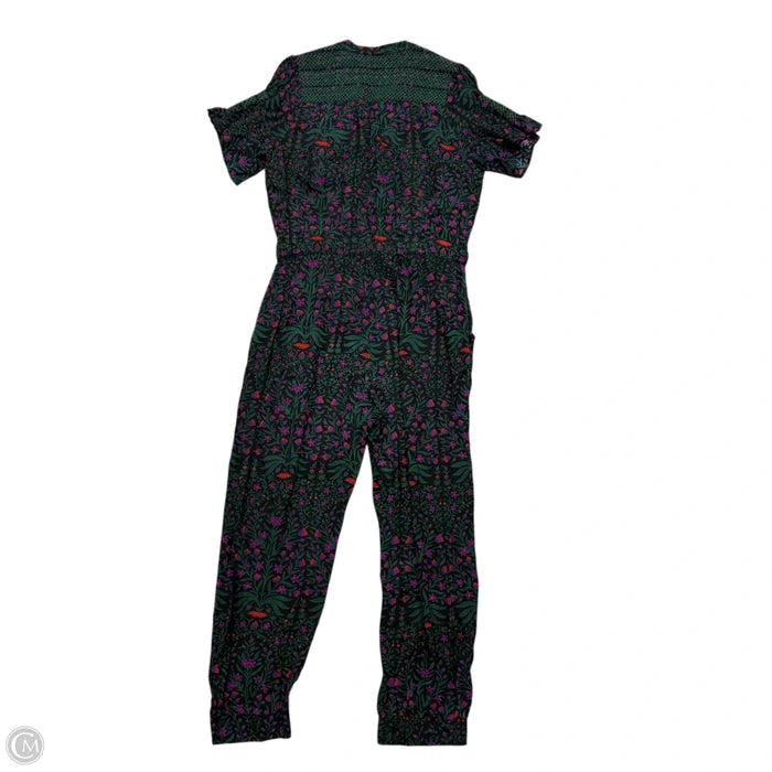 Jumpsuit By Roller Rabbit In Black & Green, Size: S