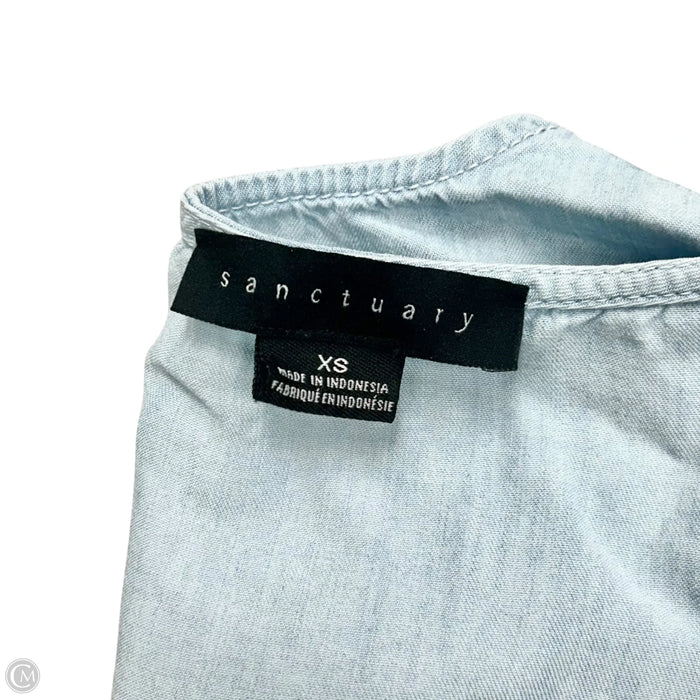 Jumpsuit By Sanctuary In Blue Denim, Size: Xs