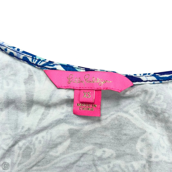 Jumpsuit Designer By Lilly Pulitzer In Blue & White, Size: Xs