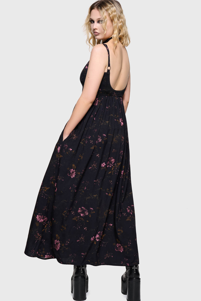 Junniper Maxi Dress [BLACK/PINK]