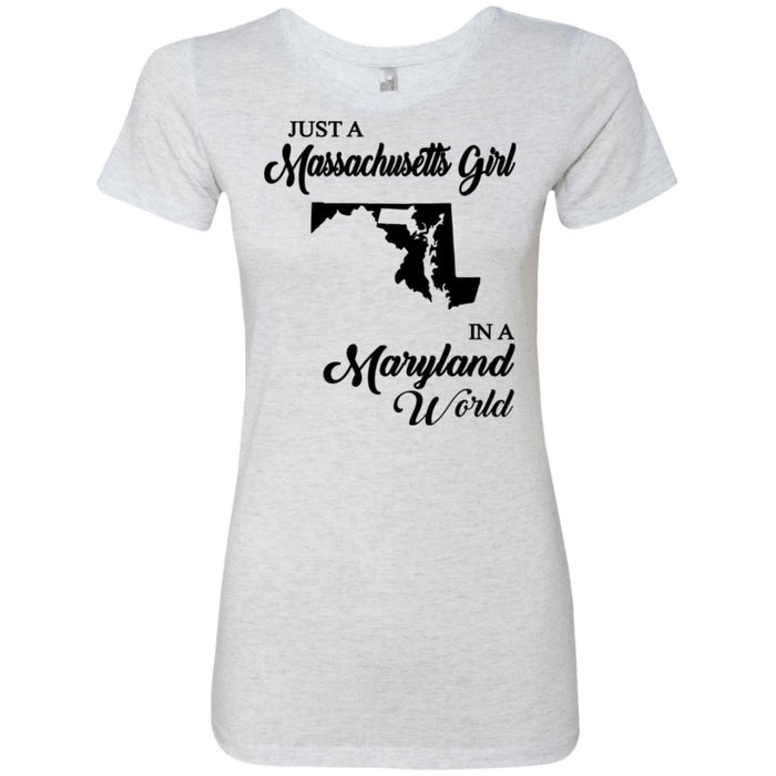 NL6710 Next Level Ladies' Triblend T-Shirt / Heather White / S