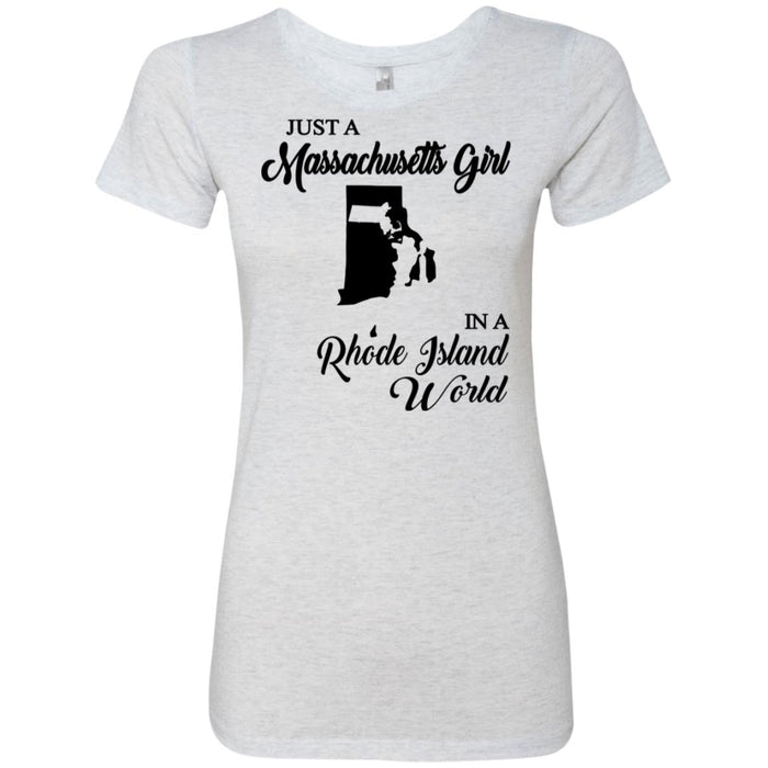 NL6710 Next Level Ladies' Triblend T-Shirt / Heather White / S