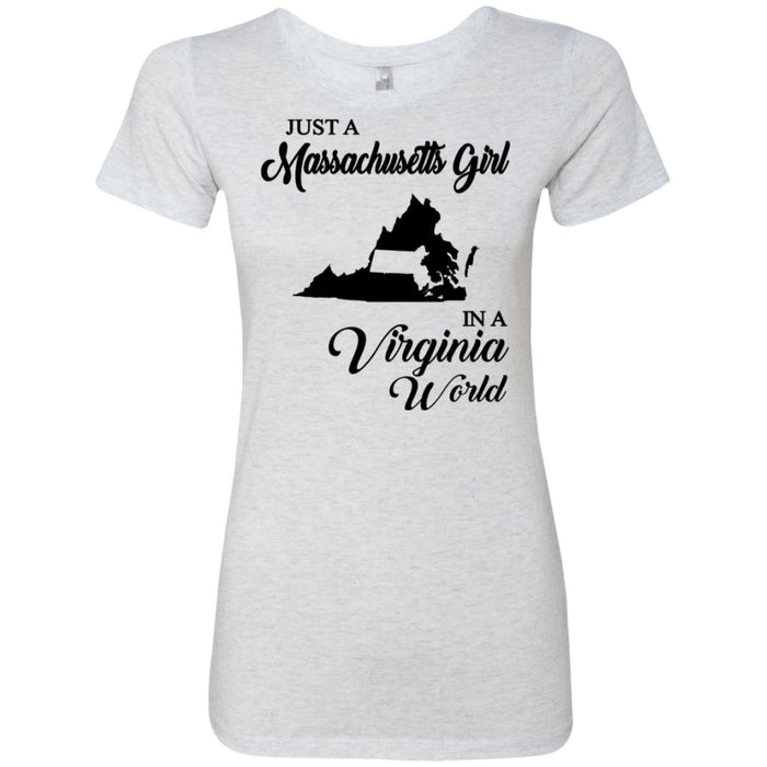 NL6710 Next Level Ladies' Triblend T-Shirt / Heather White / S