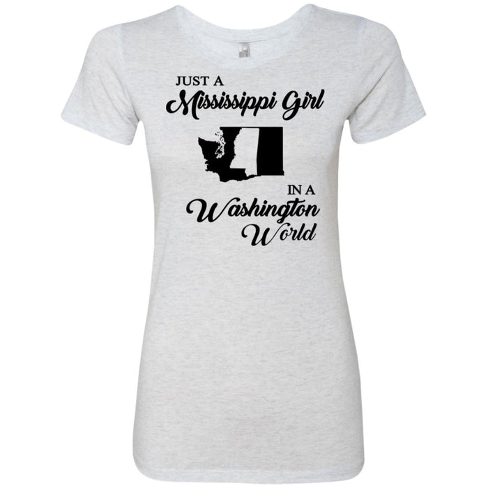 NL6710 Next Level Ladies' Triblend T-Shirt / Heather White / S