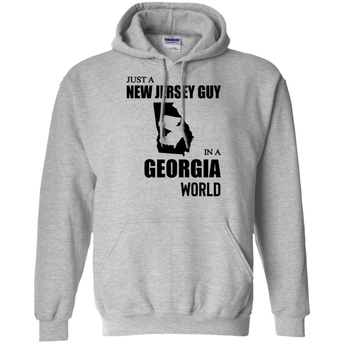 Just A New Jersey Guy In A Georgia World T-Shirt - T-shirt Teezalo