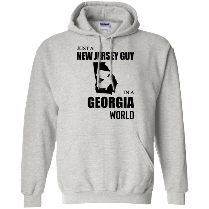 Just A New Jersey Guy In A Georgia World T-Shirt - T-shirt Teezalo