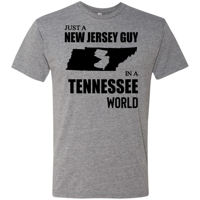 Just A New Jersey Guy In A Tennessee World T-Shirt - T-shirt Teezalo