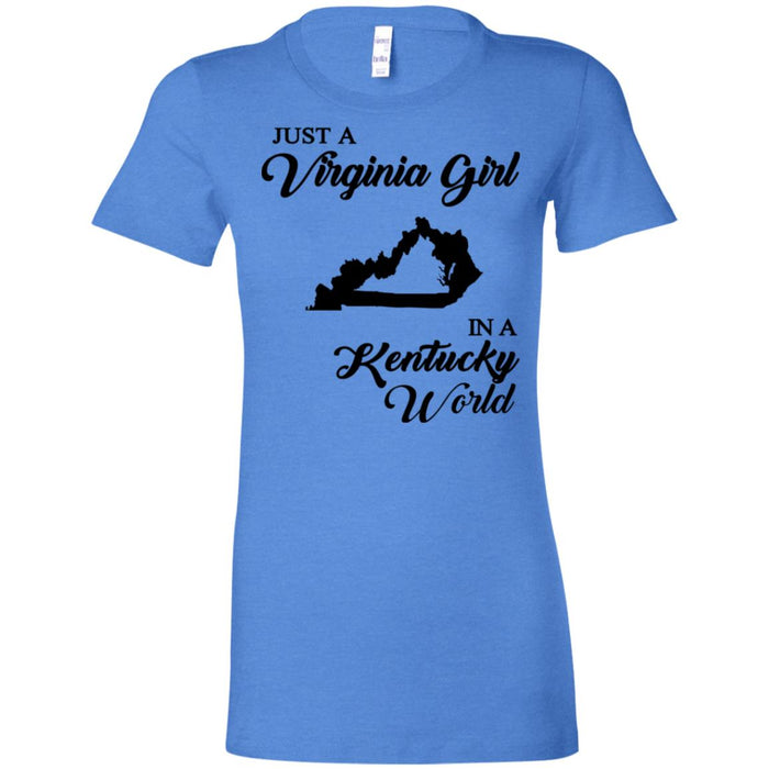 6004 Bella + Canvas Ladies' Favorite T-Shirt / Heather Royal / S