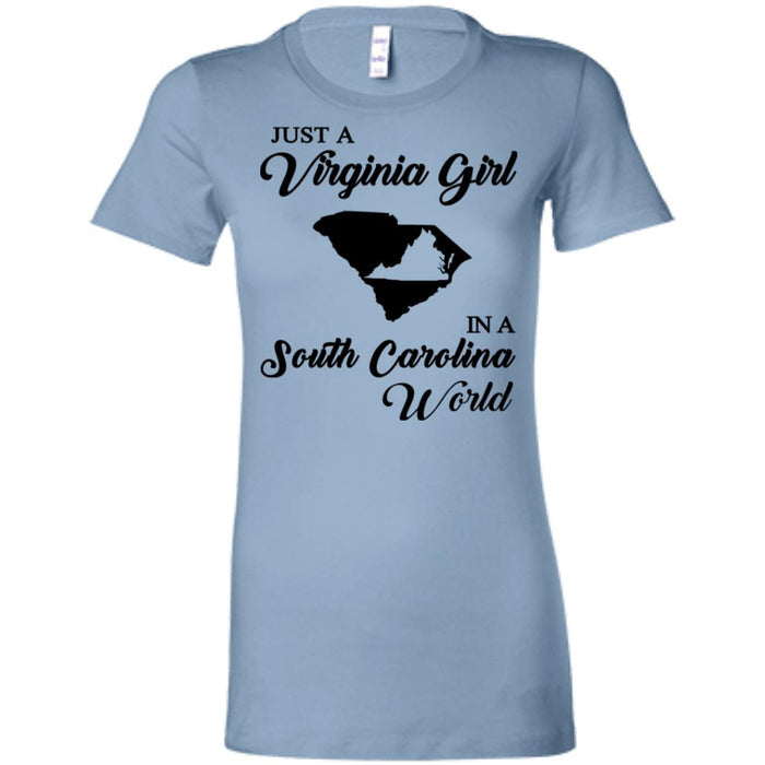 6004 Bella + Canvas Ladies' Favorite T-Shirt / Baby Blue / S