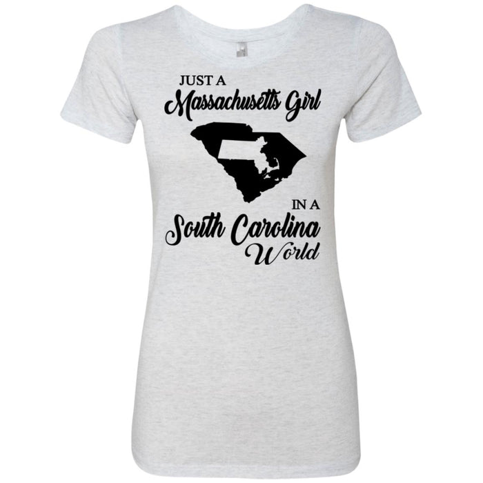 NL6710 Next Level Ladies' Triblend T-Shirt / Heather White / S