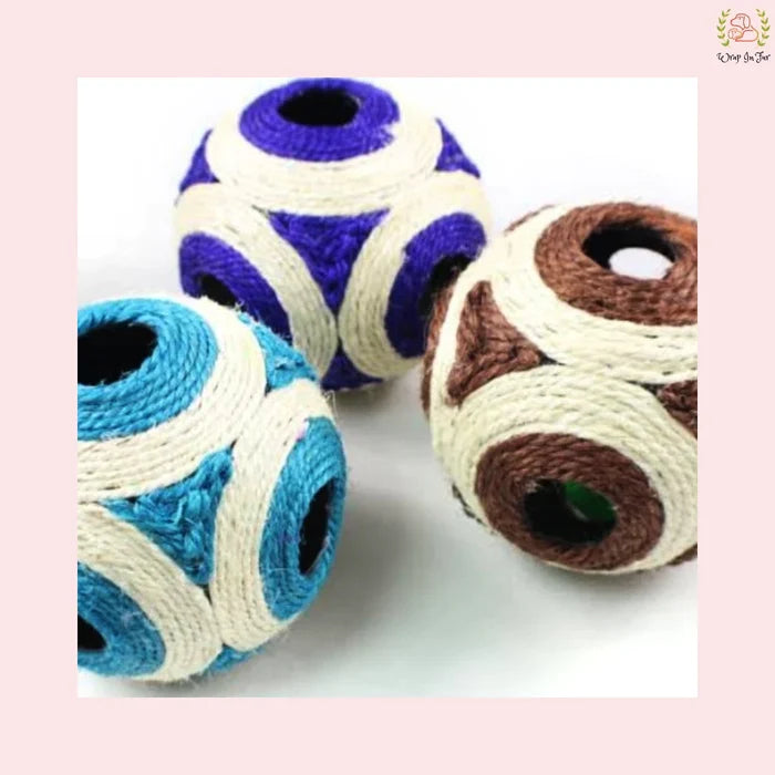 Jute Cat Ball Toy for Cats