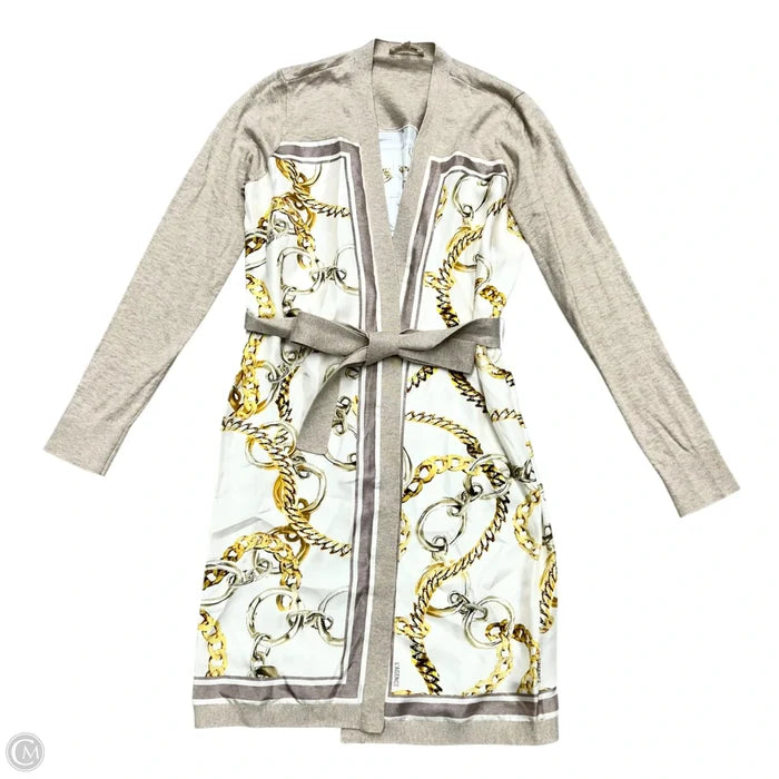 Kimono By L Agence In Tan & White, Size: Xs
