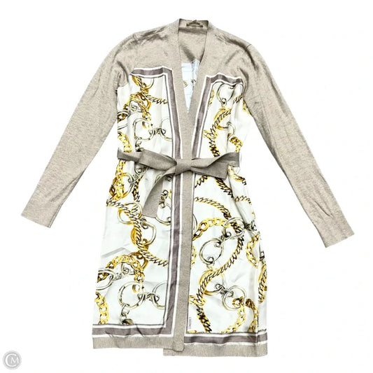 Kimono By L Agence In Tan & White, Size: Xs