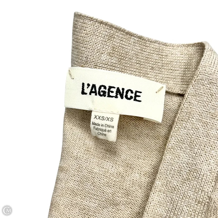 Kimono By L Agence In Tan & White, Size: Xs