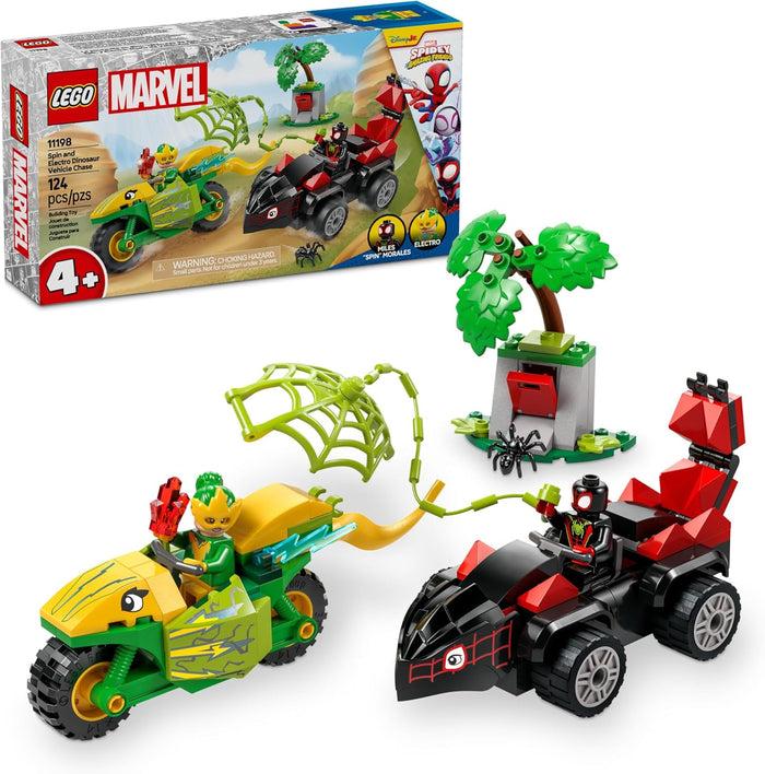 Lego 11198 - Marvel Spidey Spin and Electro Dinosaur Vehicle Chase