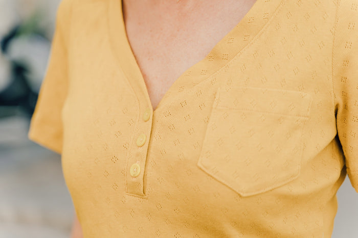 Liesl + Co - Strasbourg Henley Bodysuit and Top Sewing Pattern