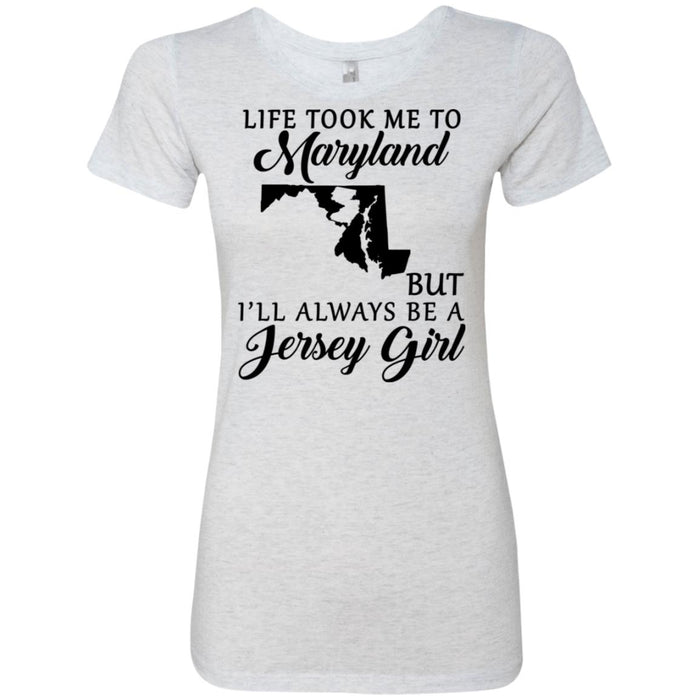 NL6710 Next Level Ladies' Triblend T-Shirt / Heather White / S