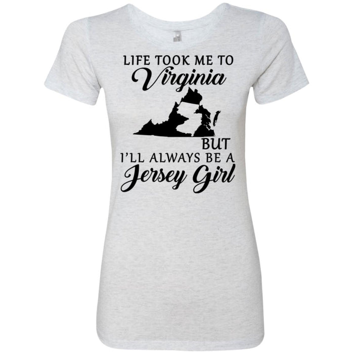 NL6710 Next Level Ladies' Triblend T-Shirt / Heather White / S