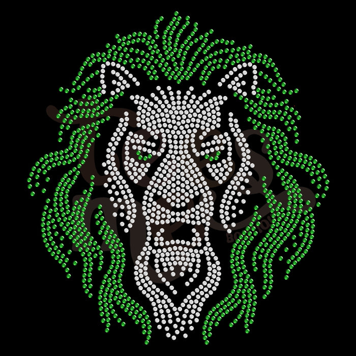 Lion Mascot SS16 RHINESTONE TRANSFER