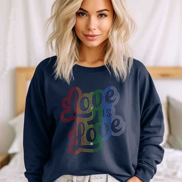 Love is Love RHINESTONE TRANSFER
