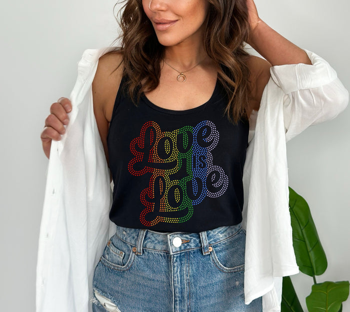 Love is Love RHINESTONE TRANSFER
