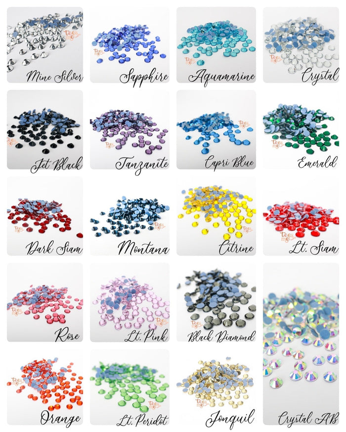 Love Stacked Ombre RHINESTONE TRANSFER