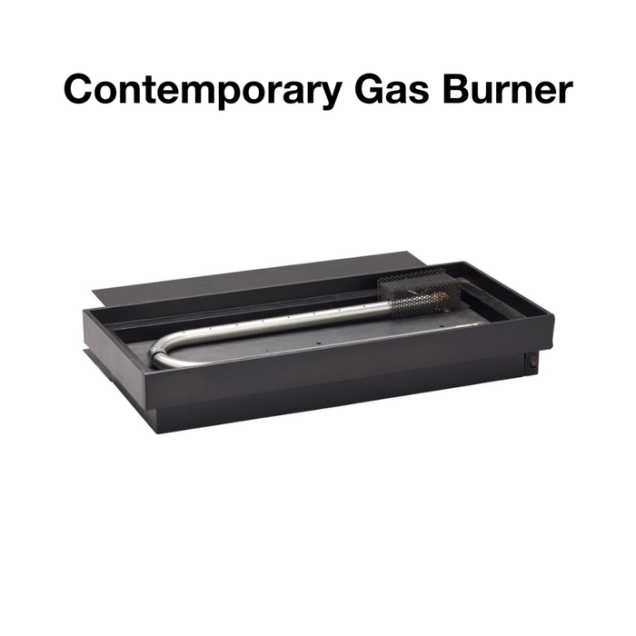 Majestic Contemporary Direct Vent Gas Burner - side view