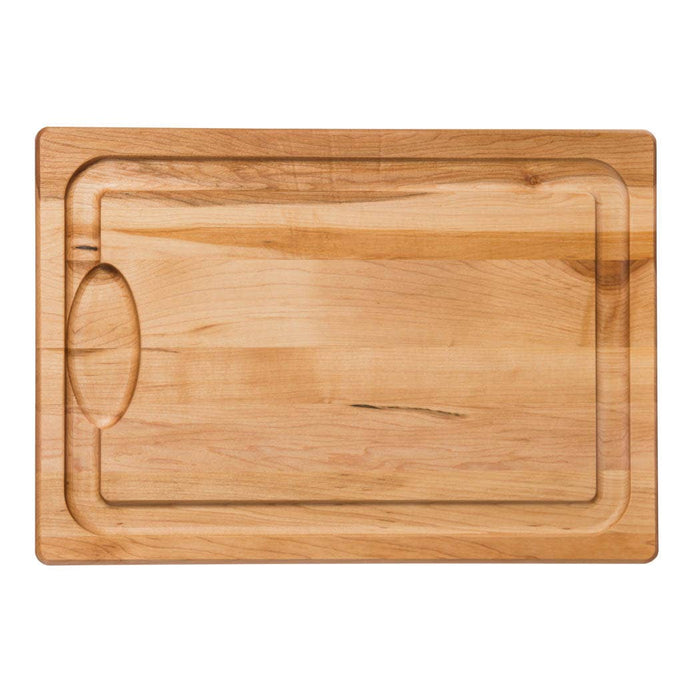 Maple Carving Board with Juice Groove and Well-20"x14"