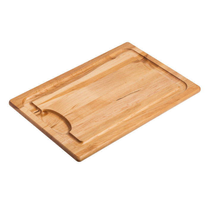 Maple Carving Board with Juice Groove and Well-20"x14"