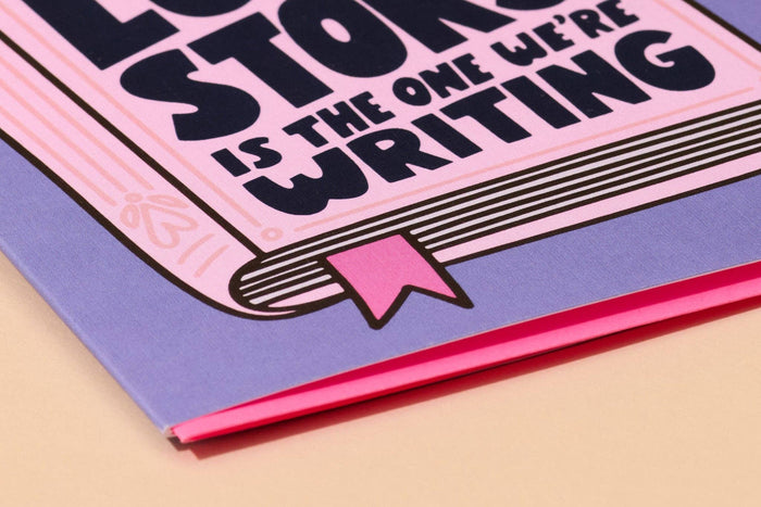 Modern Anniversary Card — Our Love Story — Your Gal Kiwi