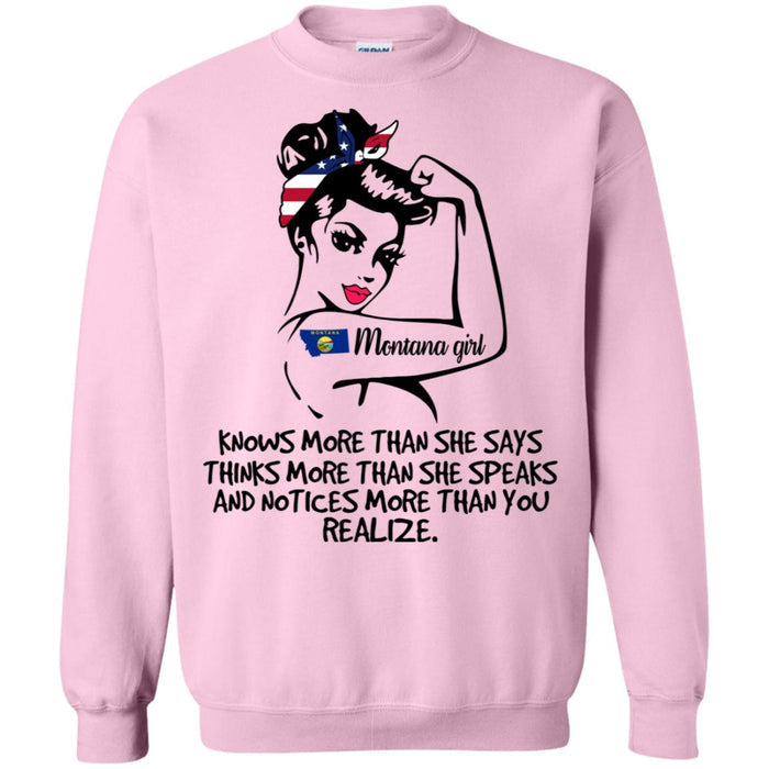 G180 Gildan Crewneck Pullover Sweatshirt  8 oz. / Light Pink / S