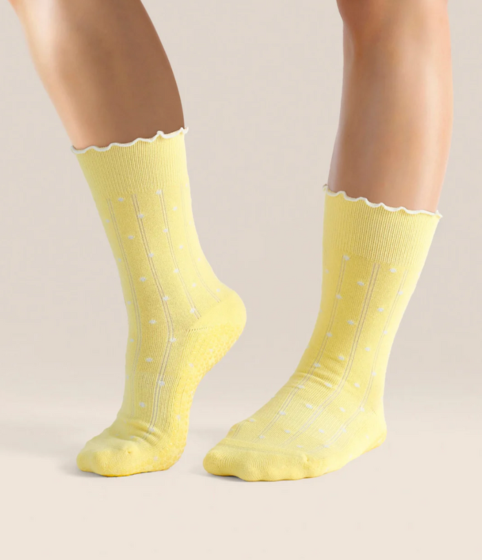 MoveActive Grip socks - Buttercream Spots