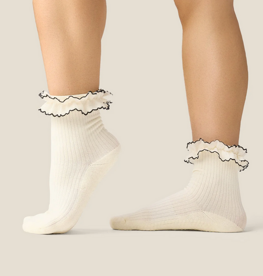 MoveActive Grip Socks - Ruffle Fleur