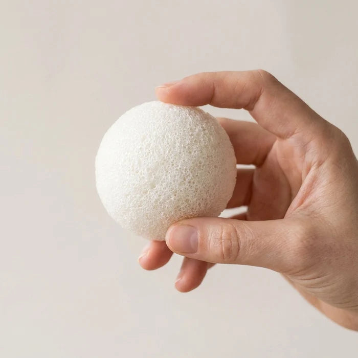 Natural Konjac Facial Cleansing Sponge (White)