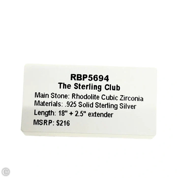 Necklace Sterling Silver By Bomb Party