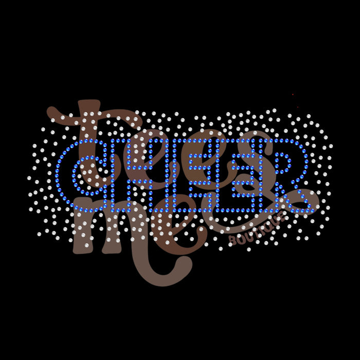 NEW Cheer Scattered SS10 2 Color RHINESTONE TRANSFER