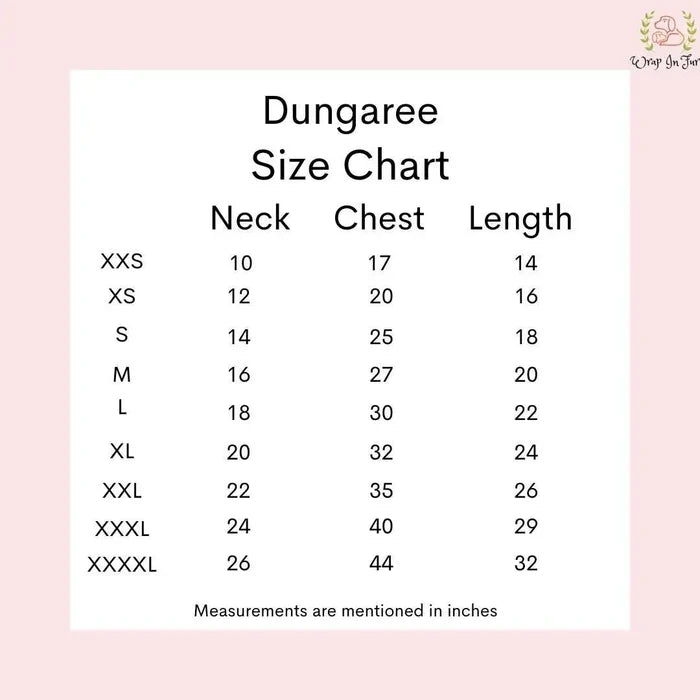Orange Pop Dungaree