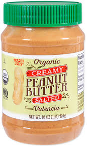ORGANIC CREAMY PEANUT BUTTER SALTED VALENCIA 16 OZ #ROCK VALUE-ORDER BY  TUESDAY EVENING OCT 27 ARRIVING NOV 04    FOR DELIVERY#