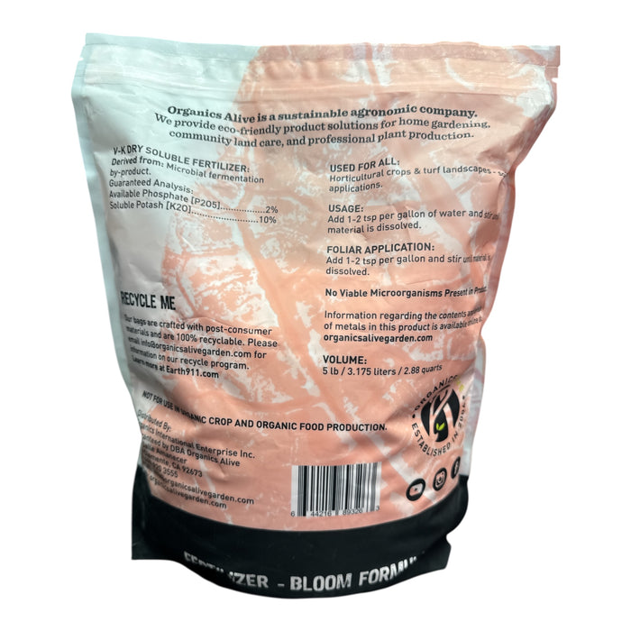 Organics Alive V-K Dry Soluble Finisher Formula