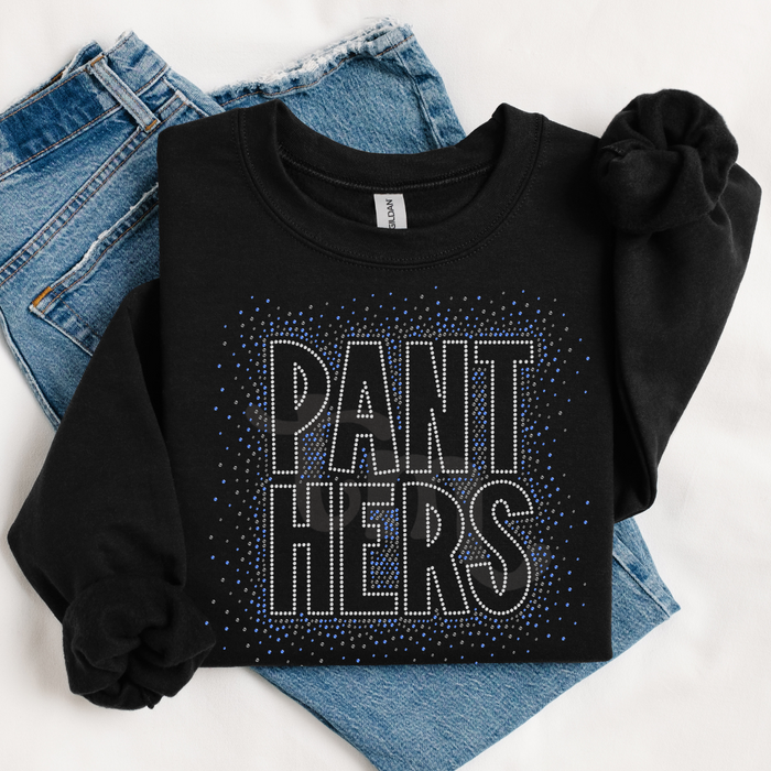 Panthers Scatter Snow Font SPANGLE TRANSFER