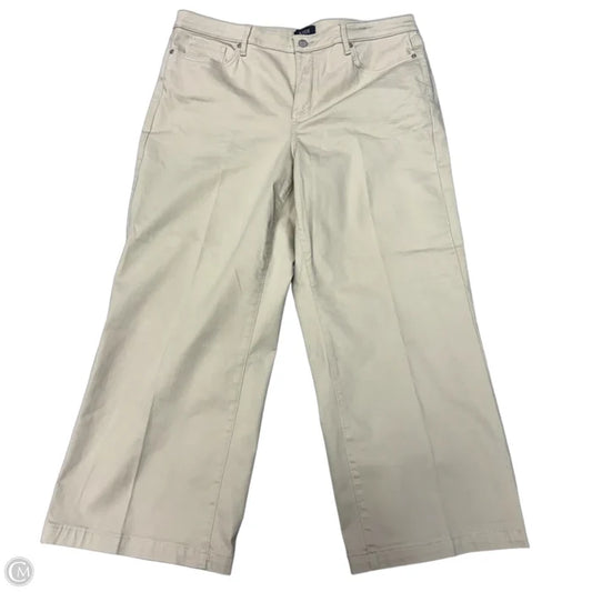Pants Chinos & Khakis By Not Your Daughters Jeans In Tan, Size: 16
